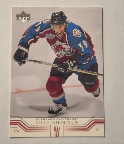 2001-02 Upper Deck #43 Ville Nieminen — front
