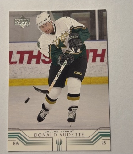 2001-02 Upper Deck #60 Donald Audette — front