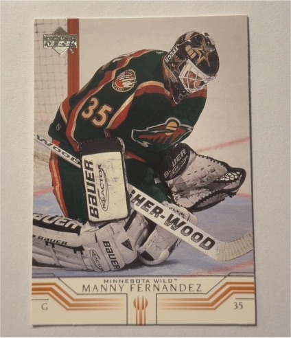 2001-02 Upper Deck #87 Manny Fernandez — front