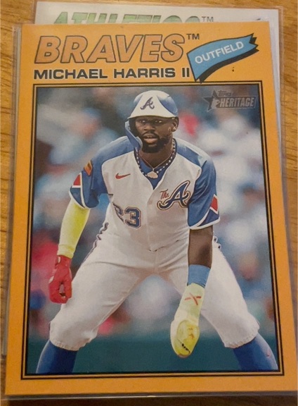 2024 Topps Heritage #243 Michael Harris II — front
