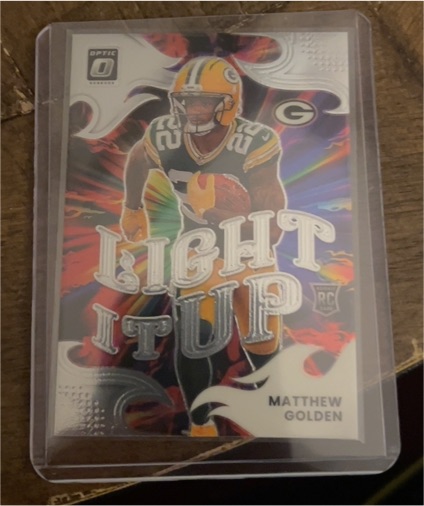 2025 Panini Donruss Optic #10 Matthew Golden Light It Up — front