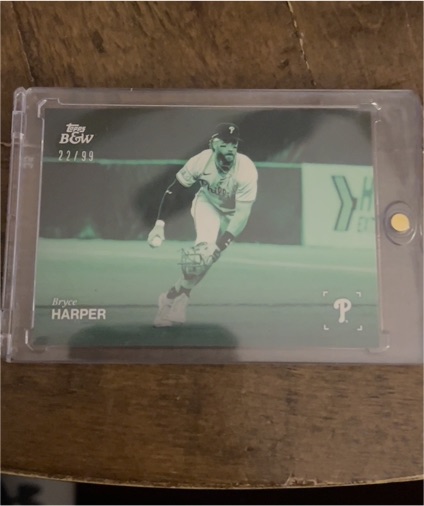 2025 Topps Black & White #42 Bryce Harper — front