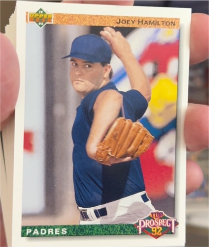 1992 Upper Deck #67 Joey Hamilton — front