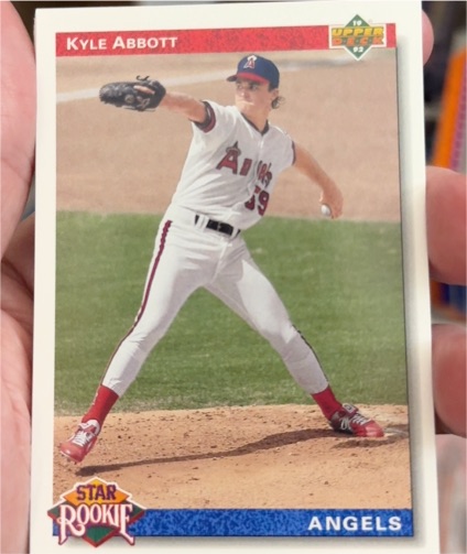 1992 Upper Deck #8 Kyle Abbott — front