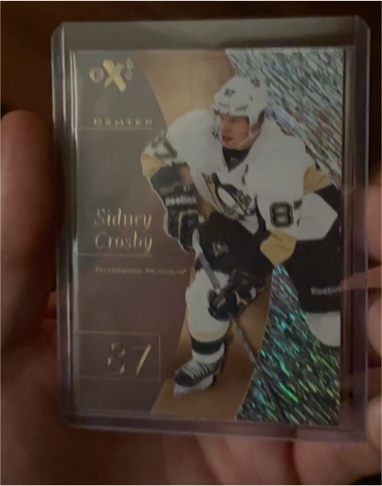 2020-21 Upper Deck Extended Series HoloGrFX NHL #NHL-1 Sidney Crosby — front