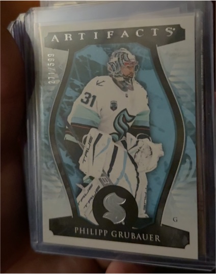 2023-24 Upper Deck Artifacts #141 Philipp Grubauer — front