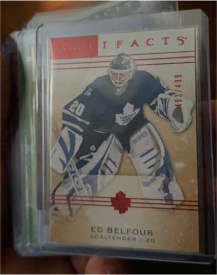 2014-15 Upper Deck Artifacts Ruby #113 Ed Belfour — front