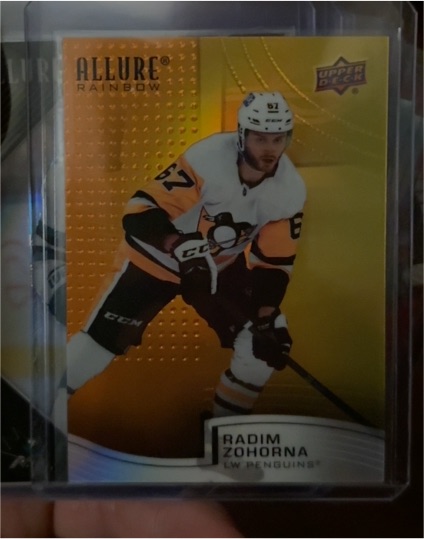 2021-22 Upper Deck Allure Rainbow #R-38 Radim Zohorna — front