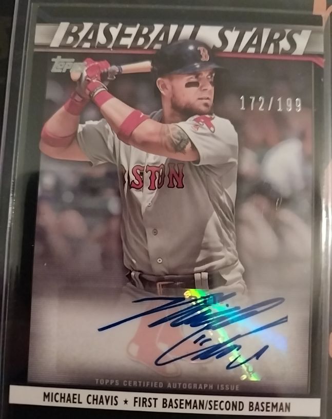 2020 Topps Baseball Stars Black #BSA-MC Michael Chavis — front