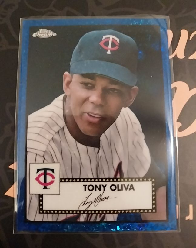 2021 Topps Chrome Platinum Anniversary #593 Tony Oliva — front