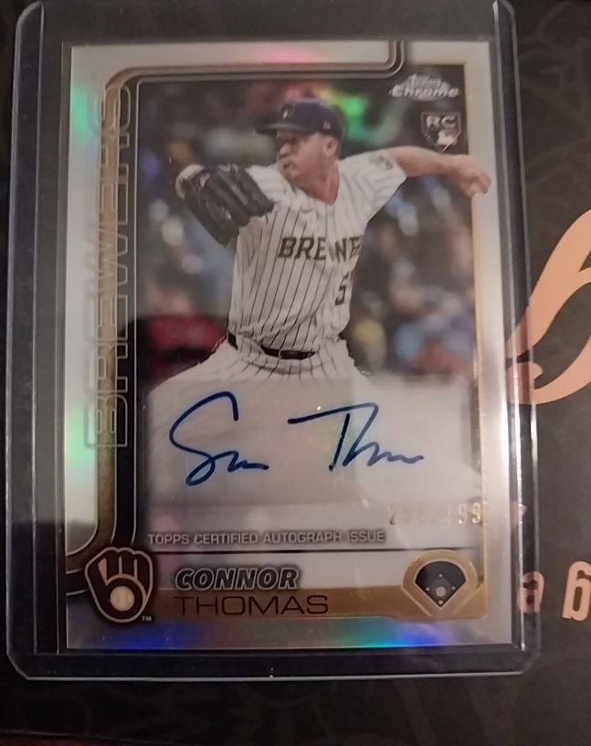 2025 Topps Chrome Update #AC-CT Connor Thomas — front