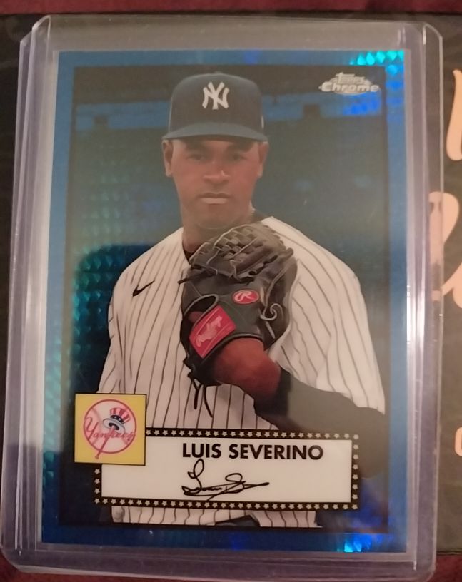 2021 Topps Chrome Platinum Anniversary #350 Luis Severino — front