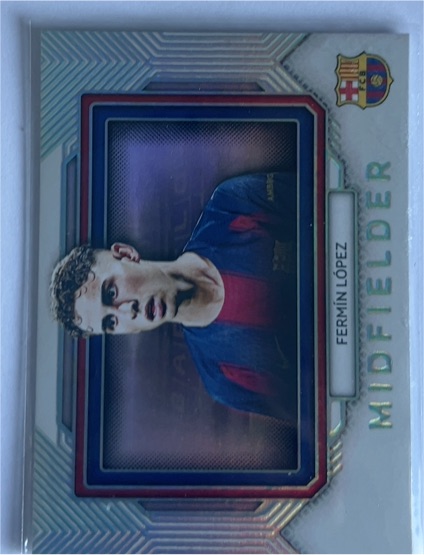 2025 Futera Platinum FC Barcelona #BL12 Fermin Lopez — front