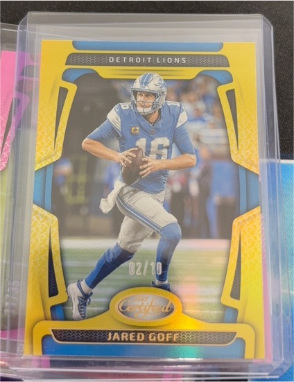 2025 Panini Certified #16 Jared Goff — front