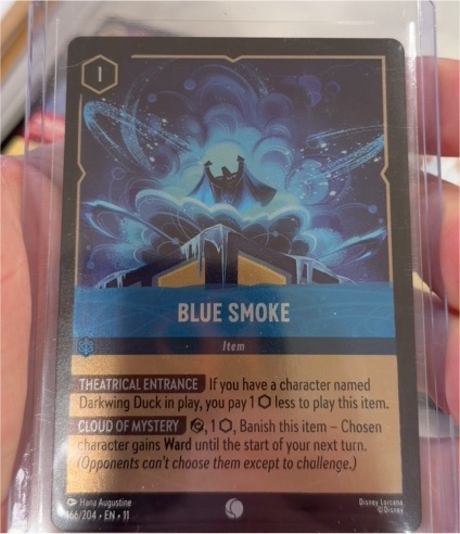 2026 Disney Lorcana Winterspell #166 Blue Smoke — front