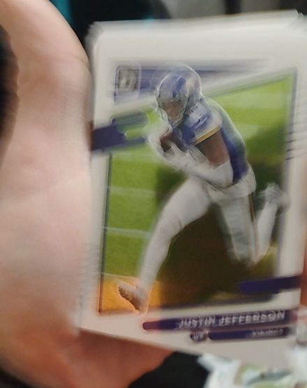 2021 Donruss Optic #95 Justin Jefferson Minnesota Vikings — front