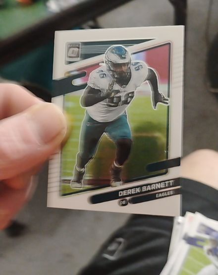 2021 Panini Donruss Optic #11 Derek Barnett — front