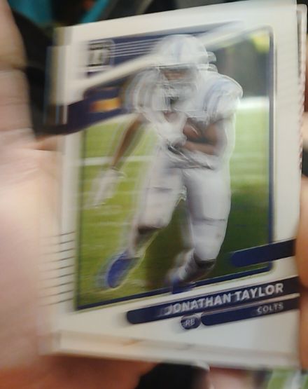 2021 Panini Donruss Optic #110 Jonathan Taylor — front