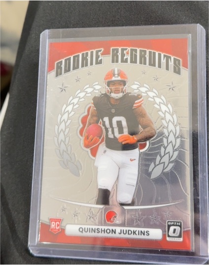 2025 Panini Donruss Optic #13 Quinshon Judkins Rookie Recruits — front