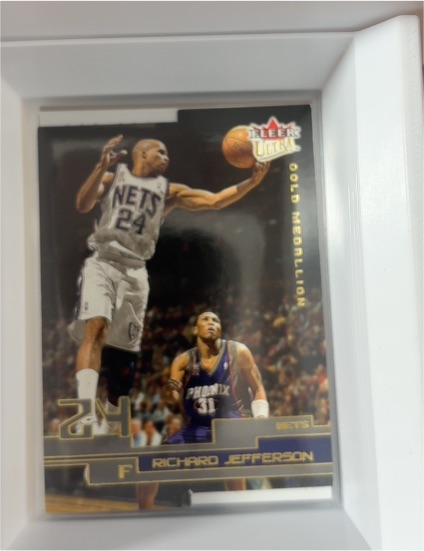 2002-03 Fleer Ultra #125 Richard Jefferson Gold Medallion — front