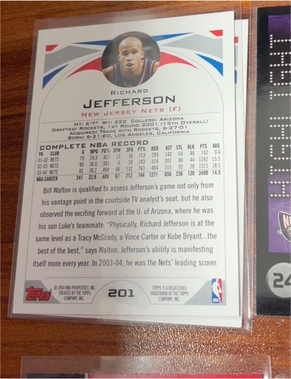 2004-05 Topps #201 Richard Jefferson — front