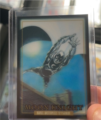 1992 Marvel Masterpieces Platinum #51 Moon Knight — front