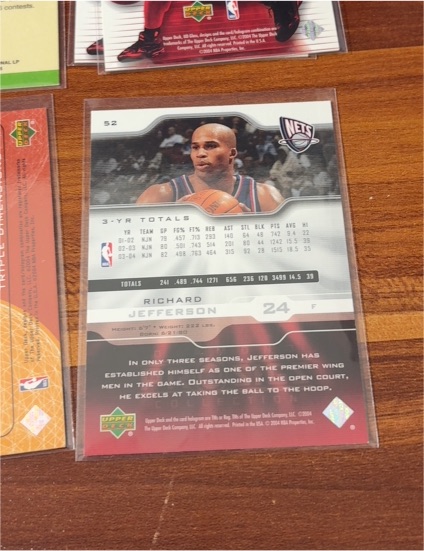 2001 Upper Deck #52 Richard Jefferson — front