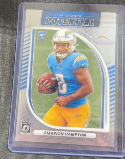 2025 Panini Donruss Optic #9 Omarion Hampton Hidden Potential Rookie — front
