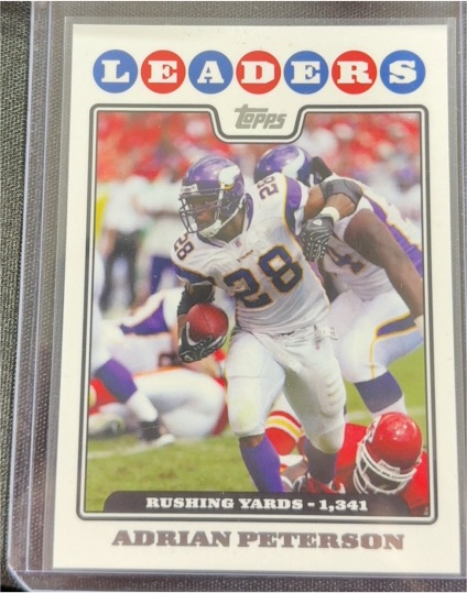 2008 Topps #290 Adrian Peterson — front