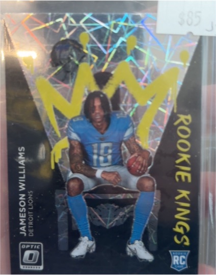2022 Donruss Optic #RGK-7 Jameson Williams Rookie Gridiron Kings — front
