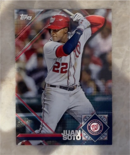 2020 Topps Opening Day Sticker Collection Preview #SP-7 Juan Soto — front
