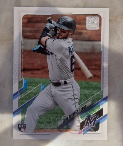 2021 Topps Series 1 #326 Eddy Alvarez — front