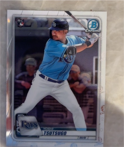 2020 Bowman Chrome #37 Yoshi Tsutsugo — front