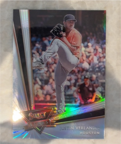 2020 Panini Select #SLS-9 Justin Verlander — front
