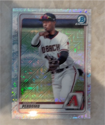 2020 Bowman Chrome #BCP-202 Geraldo Perdomo — front