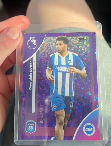 2025-26 Topps Premier League #86 Georginio Rutter — front