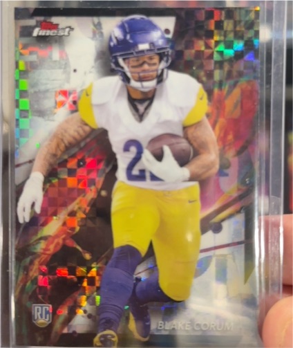 2024 Topps Finest #77 Blake Corum — front