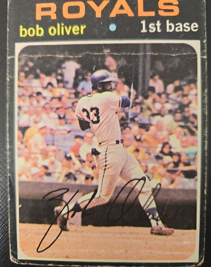 1971 Topps #470 Bob Oliver Kansas City Royals — front
