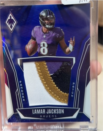 2025 Panini Phoenix #PAP-LJN Lamar Jackson — front