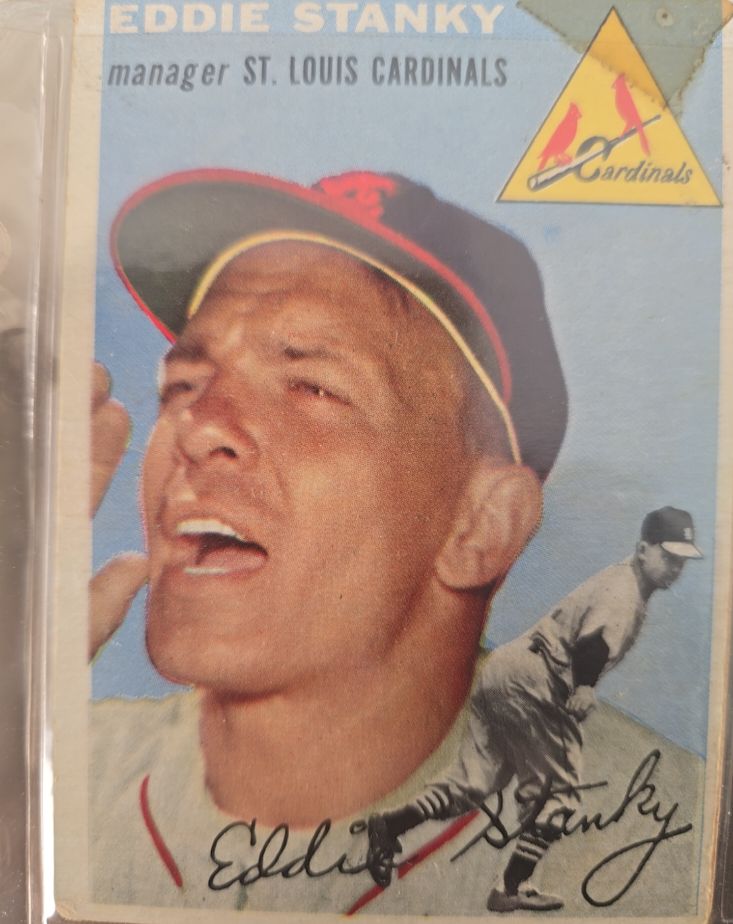 1954 Topps #38 Eddie Stanky — front