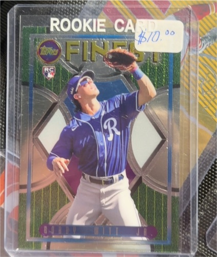 2022 Topps Finest Flashbacks #29 Bobby Witt Jr. — front