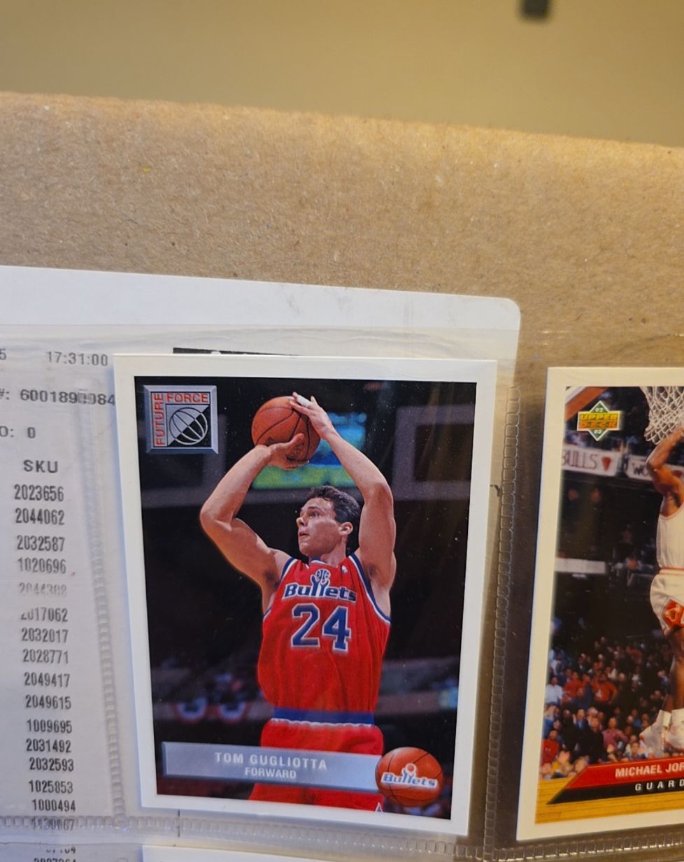 1992-93 Upper Deck McDonald's #P50 Tom Gugliotta — front