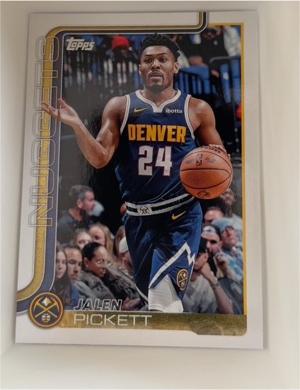 2025-26 Topps #107 Jalen Pickett — front