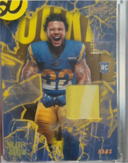 2024 Panini Absolute #RF-BCM Blake Corum Rookie Force — front
