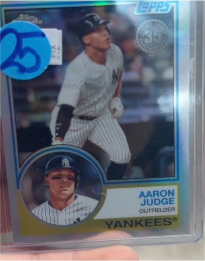 2018 Topps Chrome 1983 Topps Refractor #83T-1 Aaron Judge — front