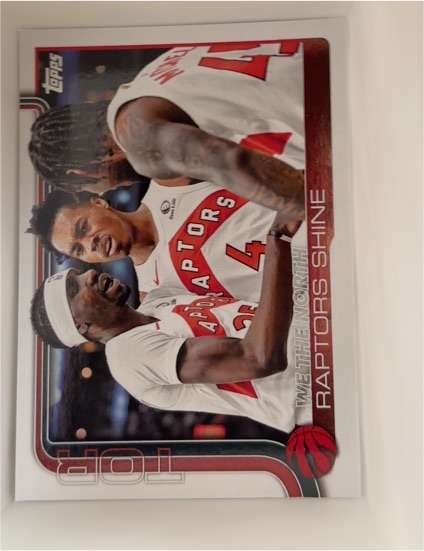 2025-26 Topps #276 We The North: Raptors Shine — front