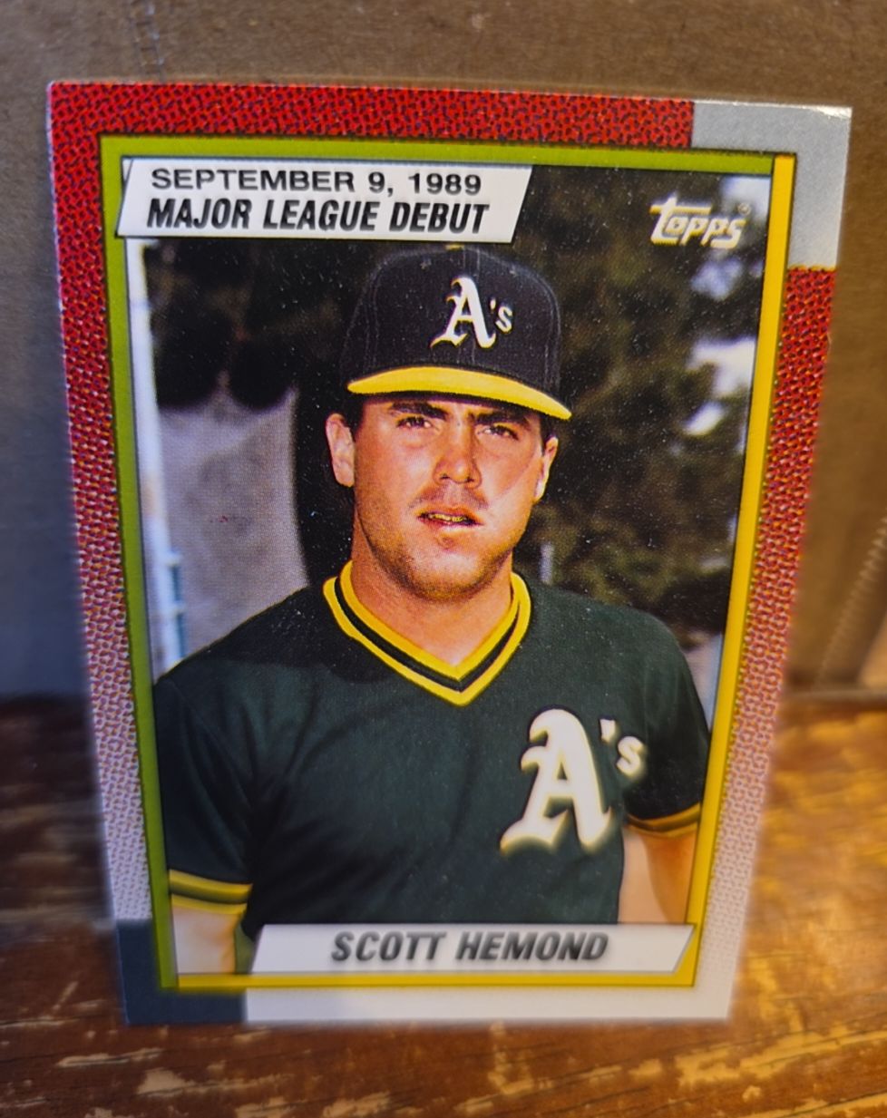 1990 Topps Major League Debut 1989 #54 Scott Hemond — front