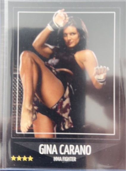 Gina Carano Custom MMA Fighter Card — front