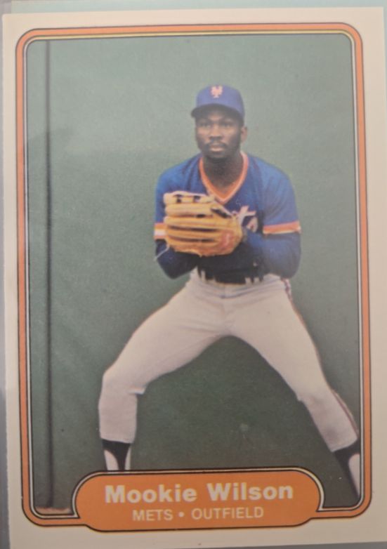 1982 Fleer #542 Mookie Wilson — front