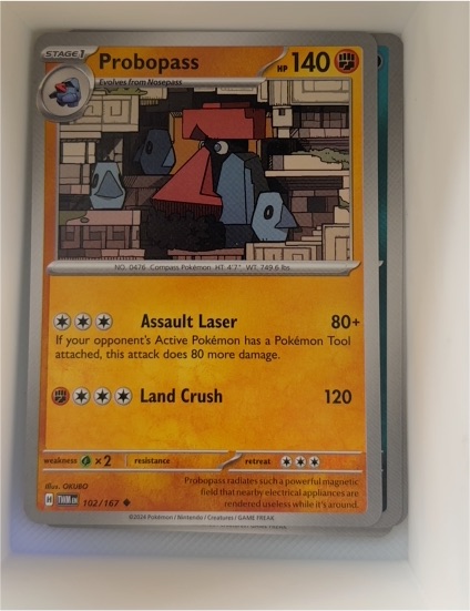 2024 Pokémon Twilight Masquerade #102 Probopass — front